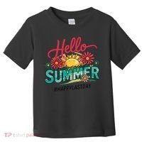 Hello Summer Happy Last Day Of School Teacher Student Toddler T-Shirt thumb 0