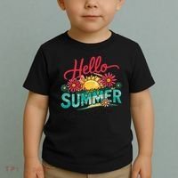 Hello Summer Happy Last Day Of School Teacher Student Toddler T-Shirt thumb 2