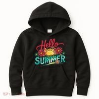 Hello Summer Happy Last Day Of School Teacher Student Kids Hoodie thumb 0
