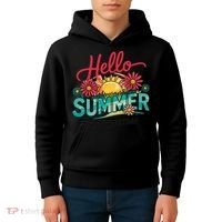 Hello Summer Happy Last Day Of School Teacher Student Kids Hoodie thumb 4