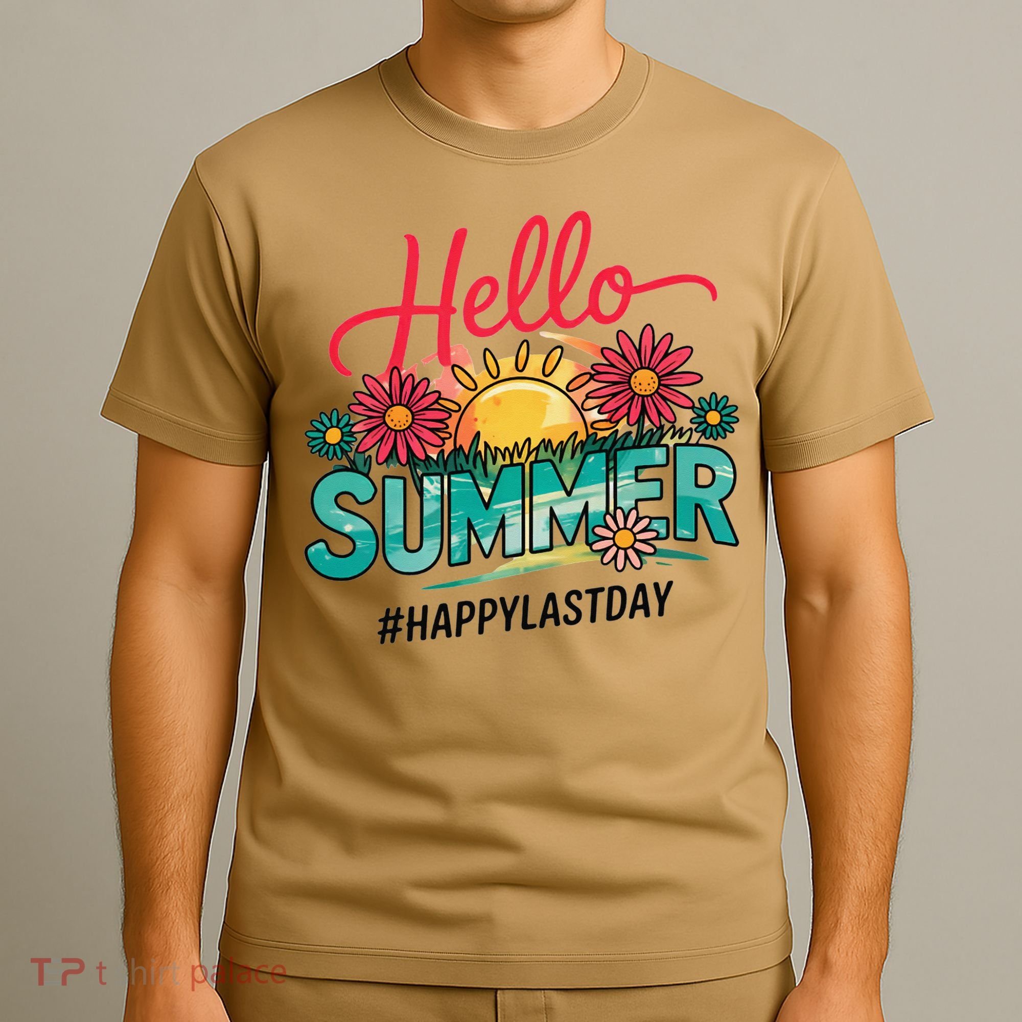 Hello Summer Happy Last Day Of School Teacher Student T-Shirt