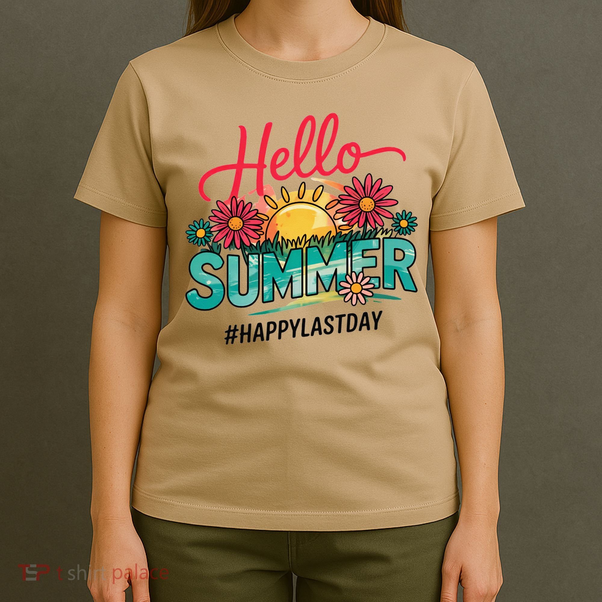 Hello Summer Happy Last Day Of School Teacher Student T-Shirt
