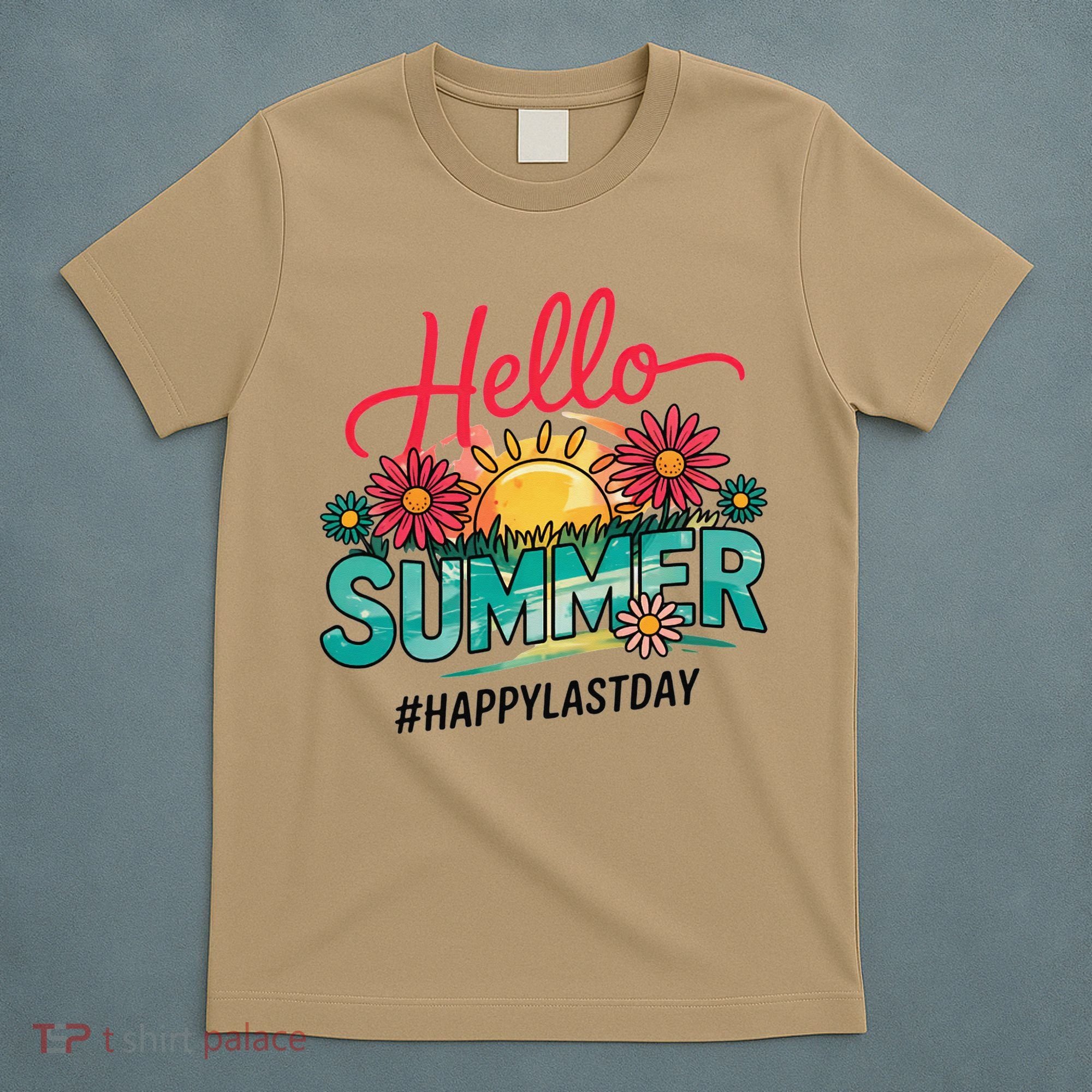 Hello Summer Happy Last Day Of School Teacher Student T-Shirt