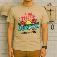 Hello Summer Happy Last Day Of School Teacher Student T-Shirt thumb 6