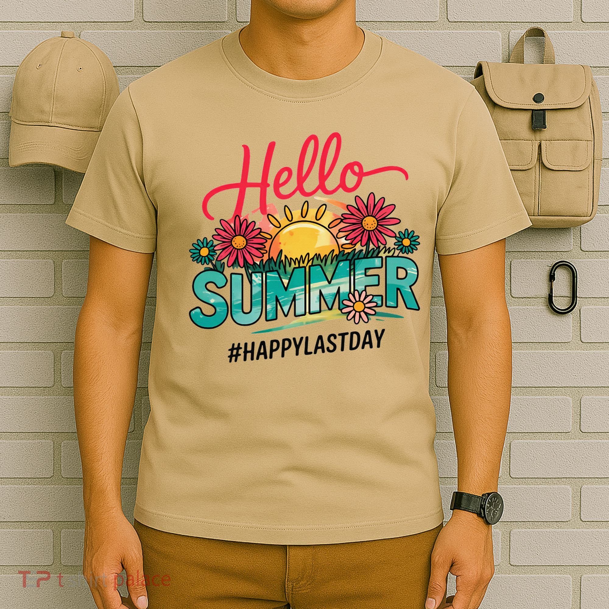 Hello Summer Happy Last Day Of School Teacher Student T-Shirt