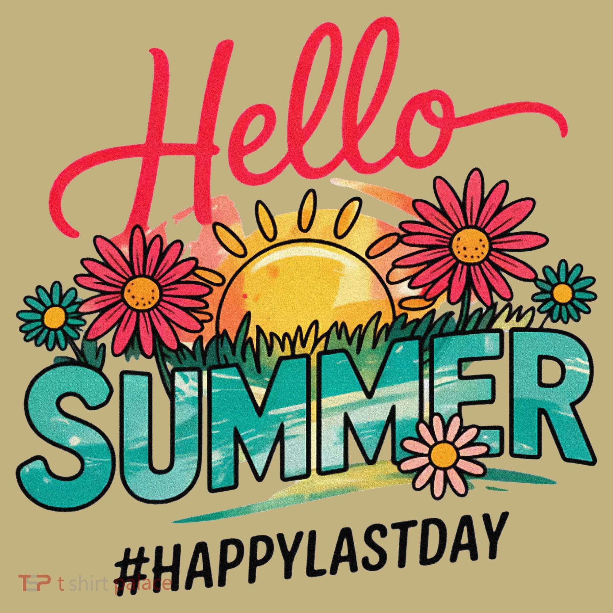 Hello Summer Happy Last Day Of School Teacher Student Mousepad