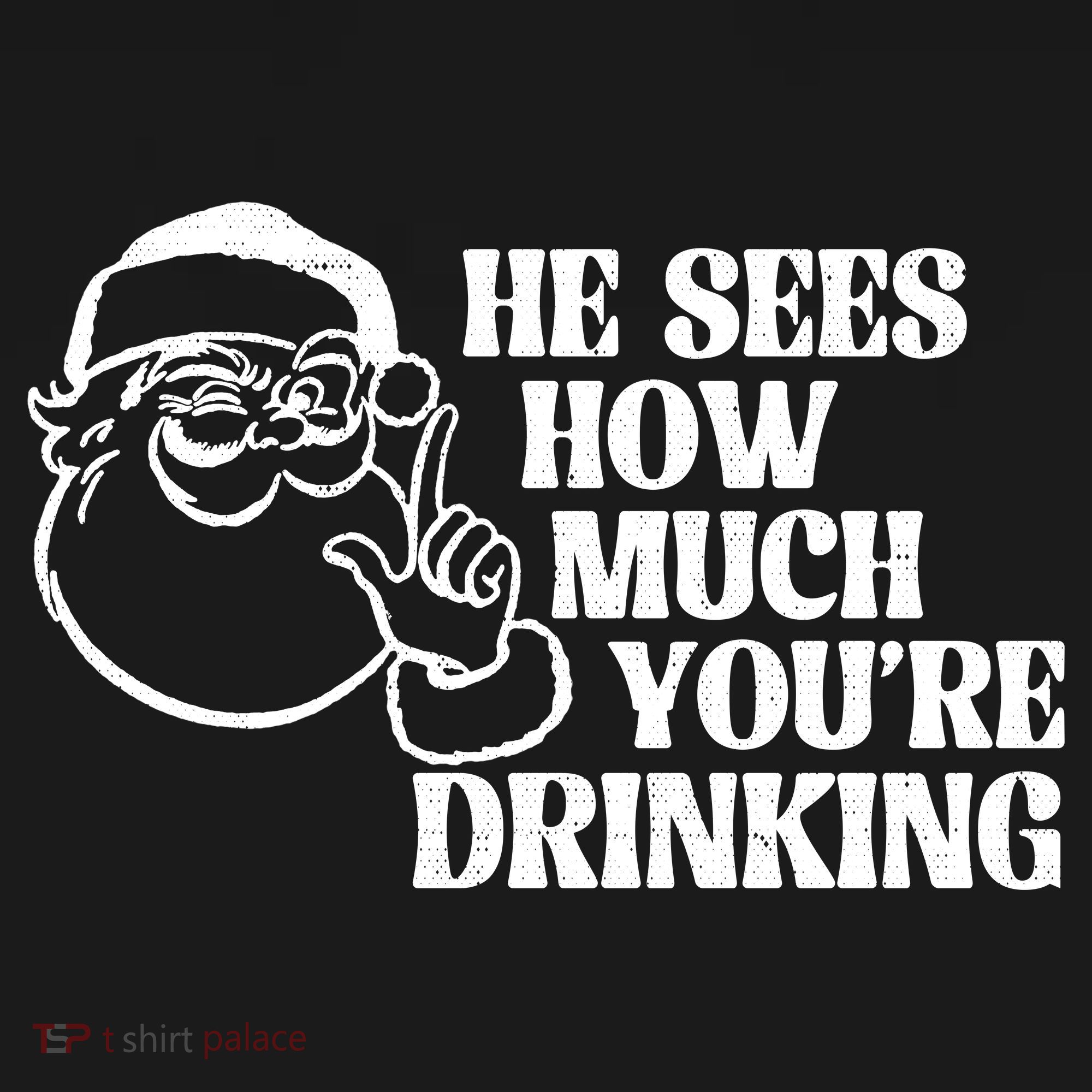 He Sees How Much Youre Drinking Santa Xmas Tote Bag