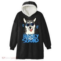 Husky Squad Hooded Wearable Blanket thumb 0