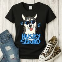 Husky Squad Women's T-Shirt thumb 3
