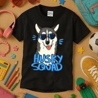 Husky Squad Kids T-Shirt thumb 3