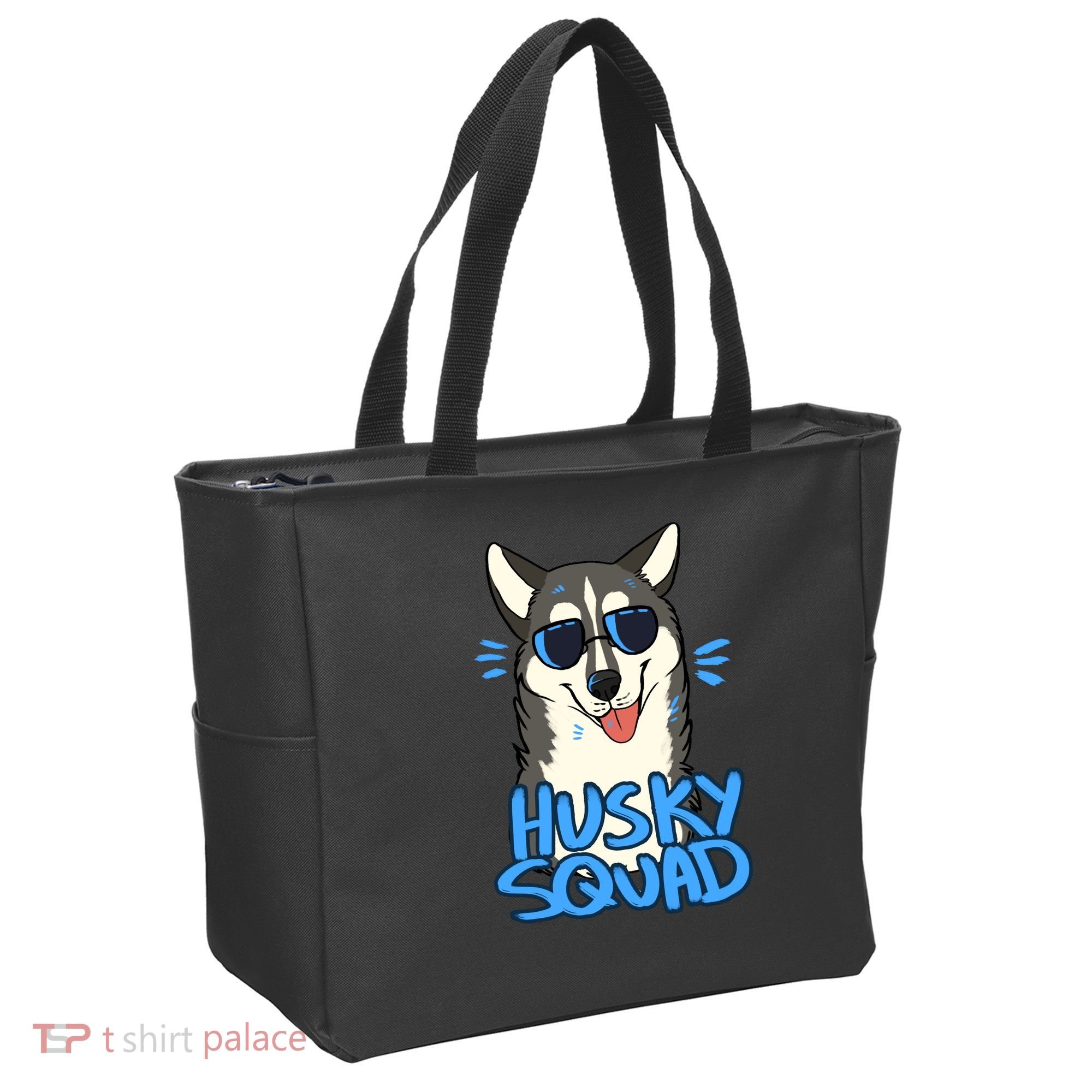 Husky Squad Tote Bag