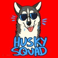 Husky Squad Santa Hat thumb 1