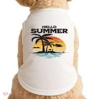Hello Summer Doggie Tank thumb 0