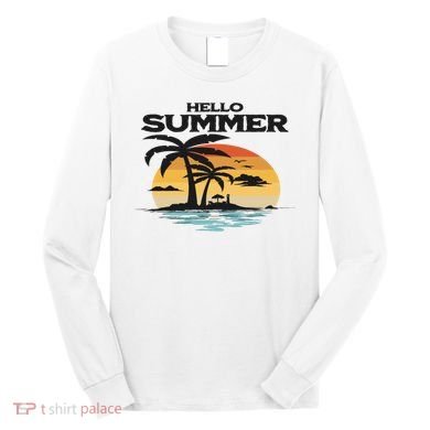 Hello Summer Long Sleeve Shirt
