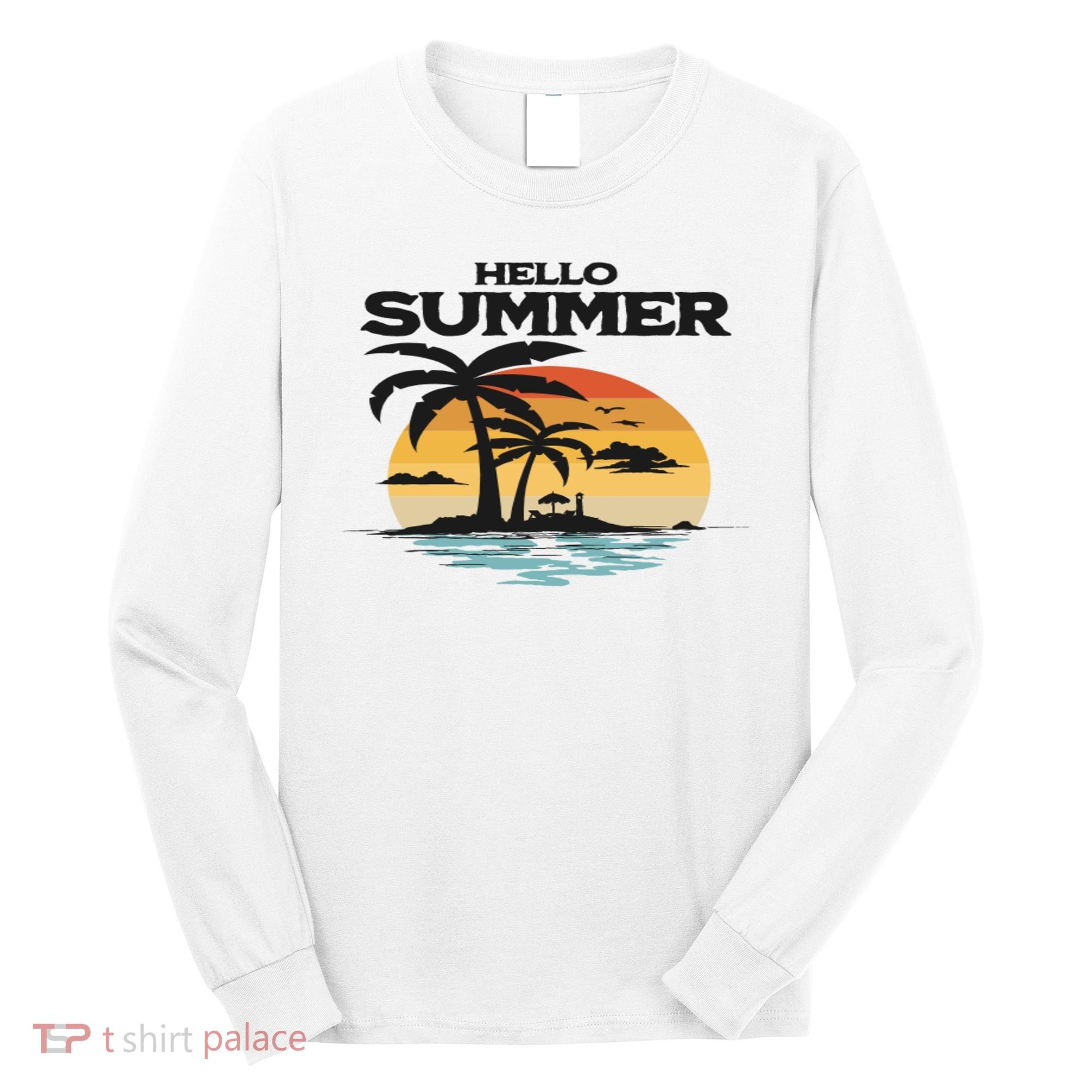 Hello Summer Long Sleeve Shirt