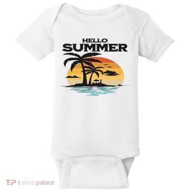 Hello Summer Baby Bodysuit