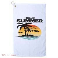 Hello Summer Golf Towel thumb 0