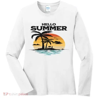Hello Summer Women's Long Sleeve Shirt