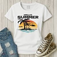 Hello Summer Women's T-Shirt thumb 3