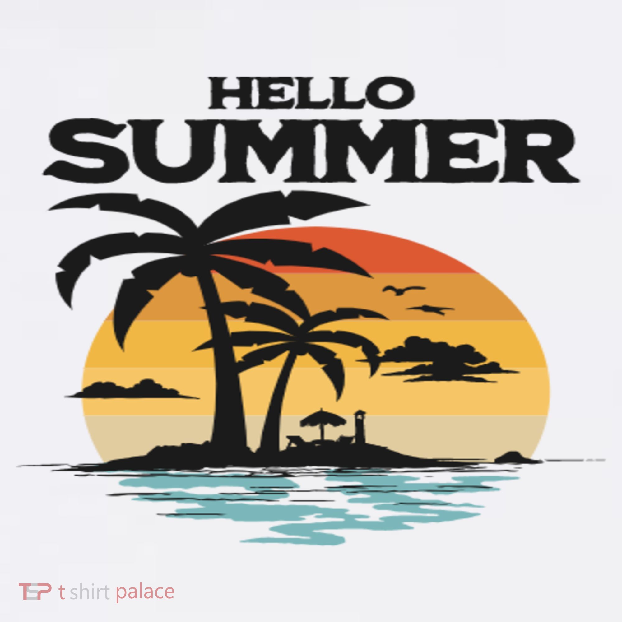 Hello Summer Kids Long Sleeve Shirt