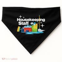Housekeeping Staff Housekeeper Cleaner Janitorial Service USA-Made Doggie Bandana thumb 0