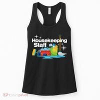 Housekeeping Staff Housekeeper Cleaner Janitorial Service Women's Tank Top thumb 0