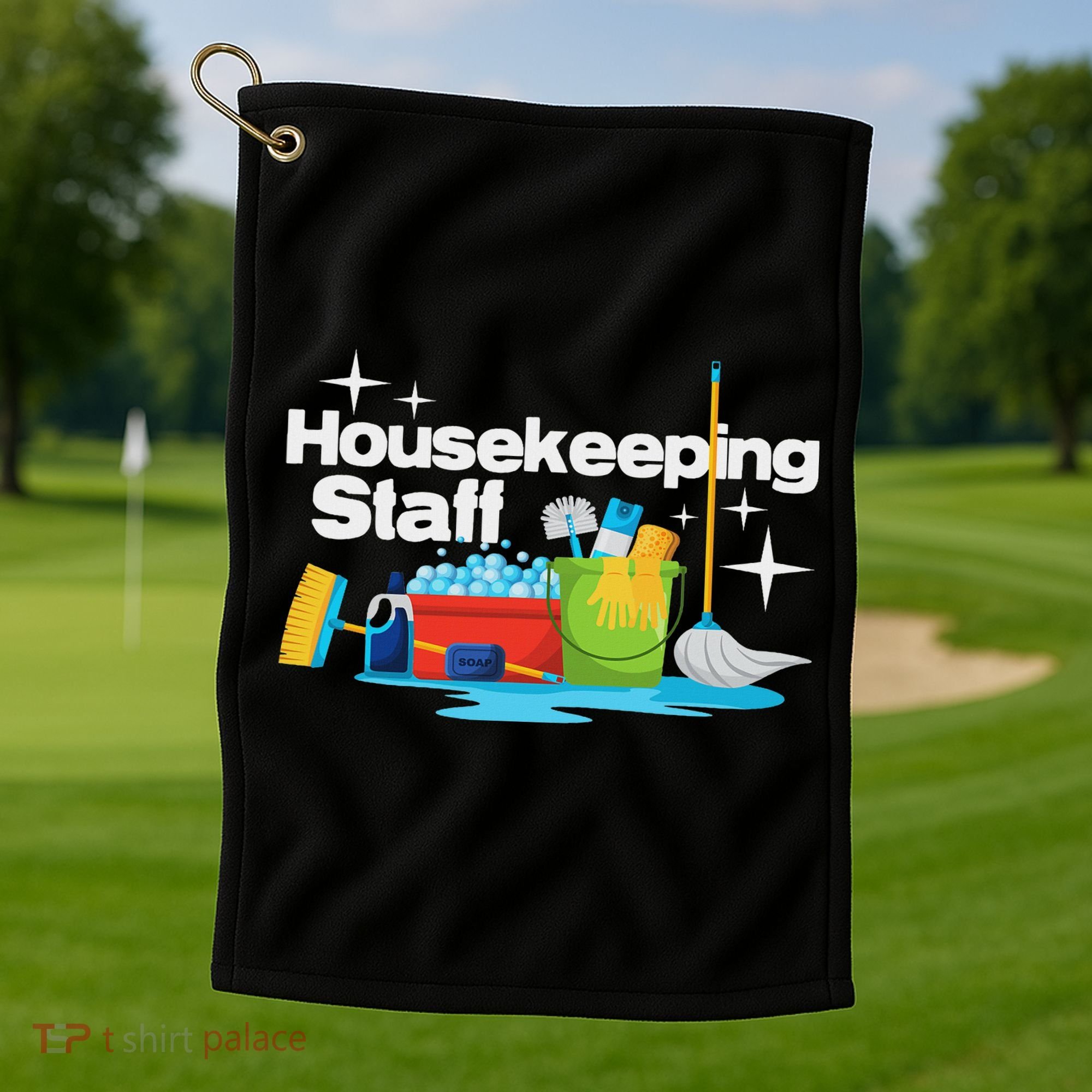 Housekeeping Staff Housekeeper Cleaner Janitorial Service Golf Towel