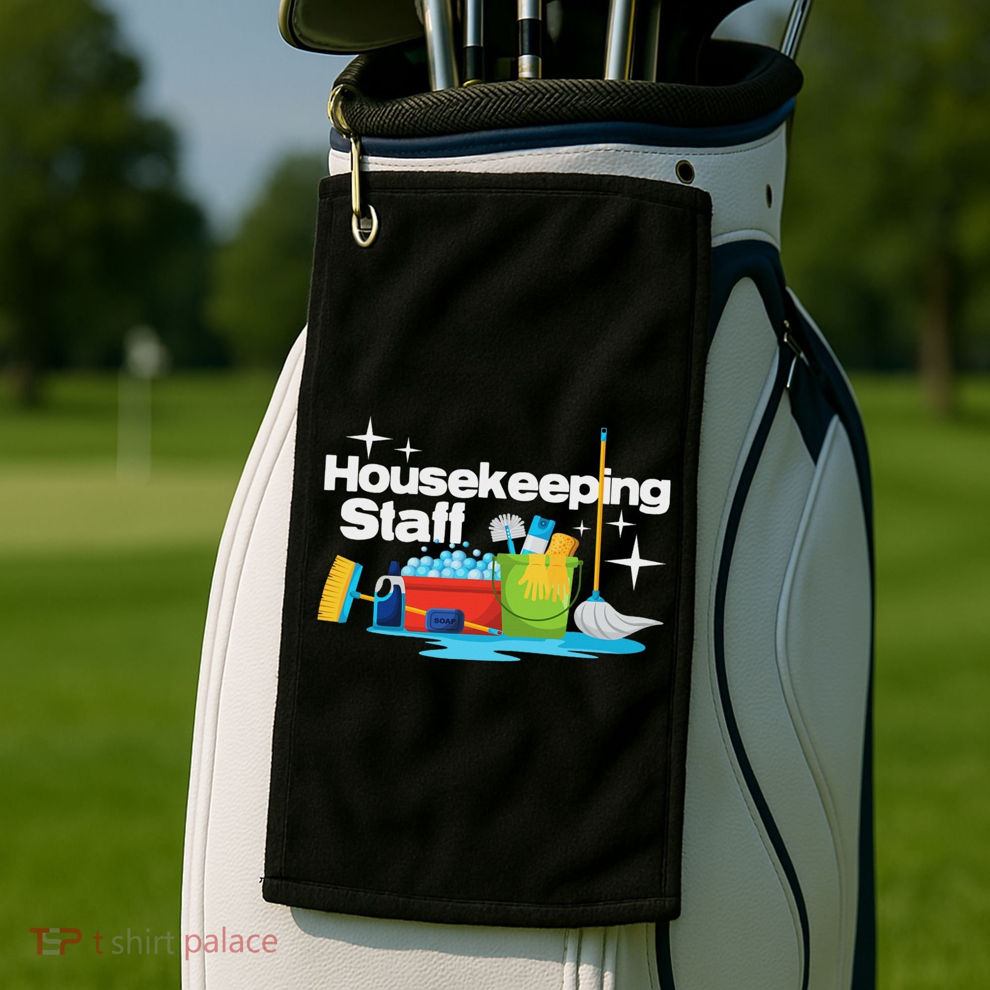 Housekeeping Staff Housekeeper Cleaner Janitorial Service Golf Towel