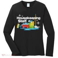 Housekeeping Staff Housekeeper Cleaner Janitorial Service Women's Long Sleeve Shirt thumb 0