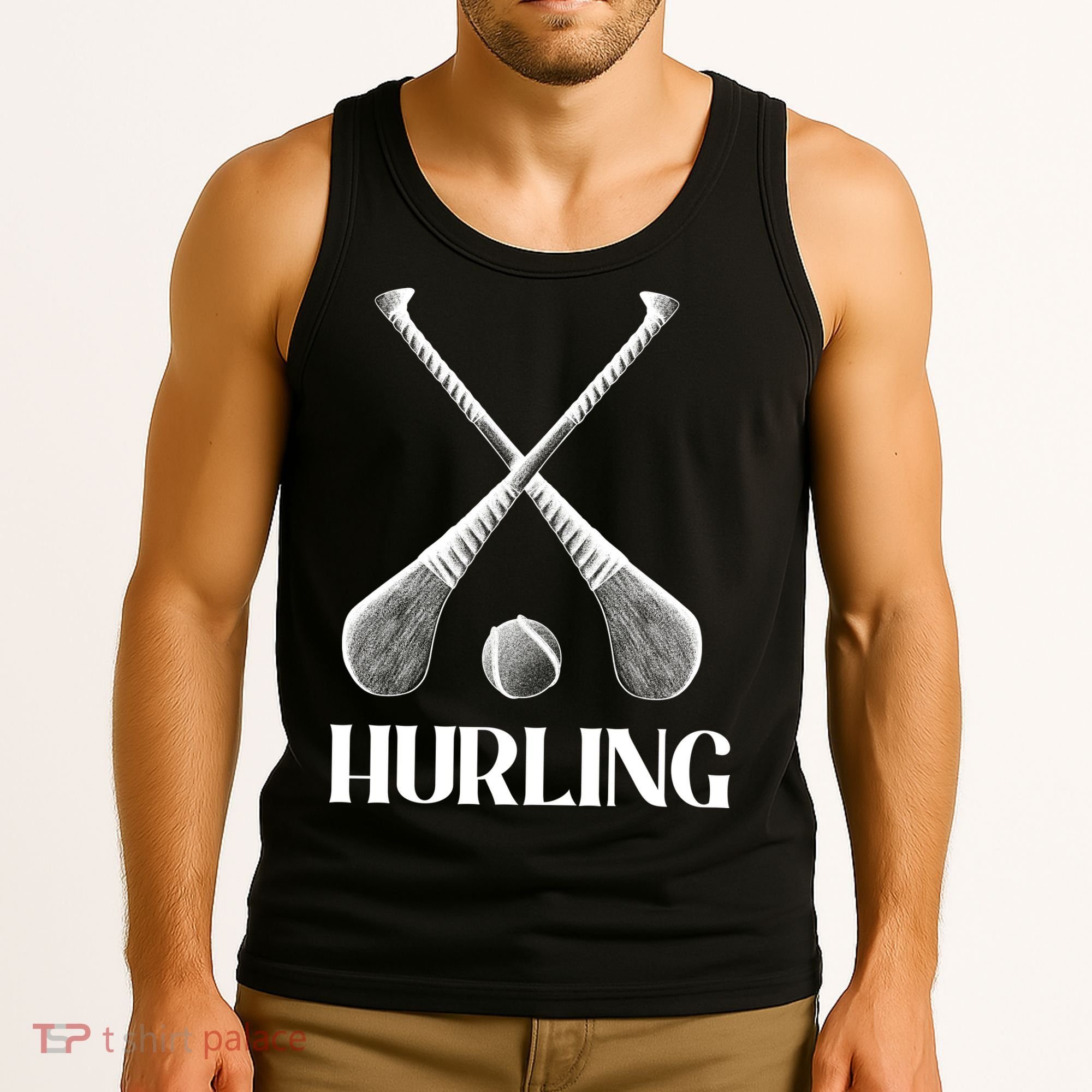 Hurling Sticks Tank Top