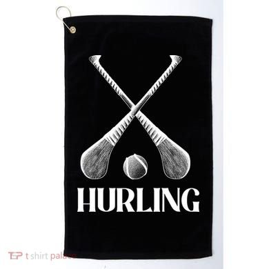 Hurling Sticks Golf Towel