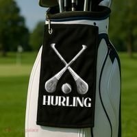 Hurling Sticks Golf Towel thumb 2