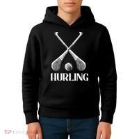 Hurling Sticks Kids Hoodie thumb 4