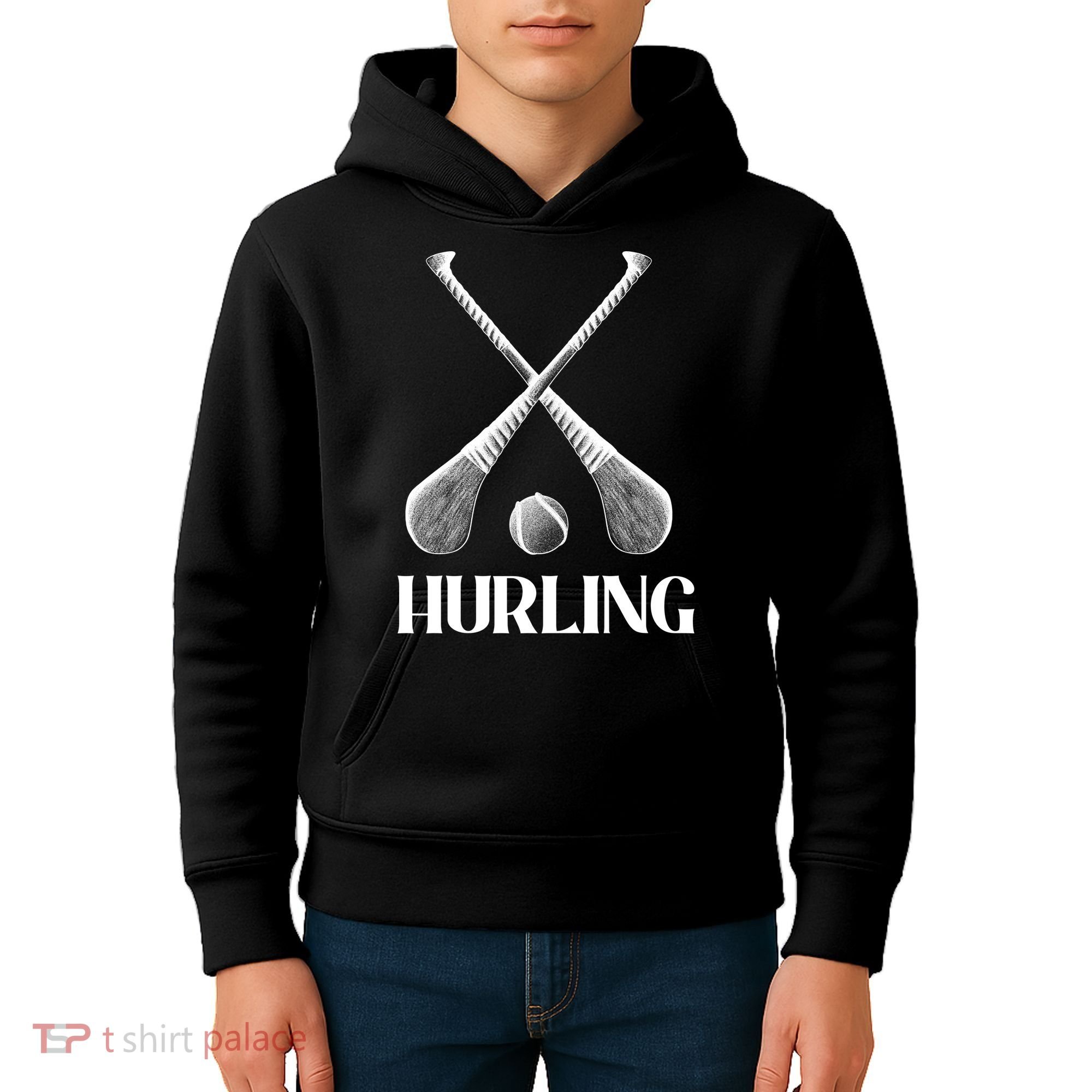 Hurling Sticks Kids Hoodie