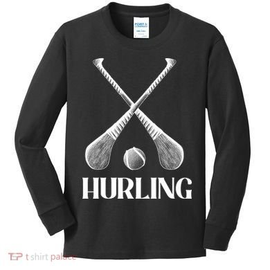 Hurling Sticks Kids Long Sleeve Shirt