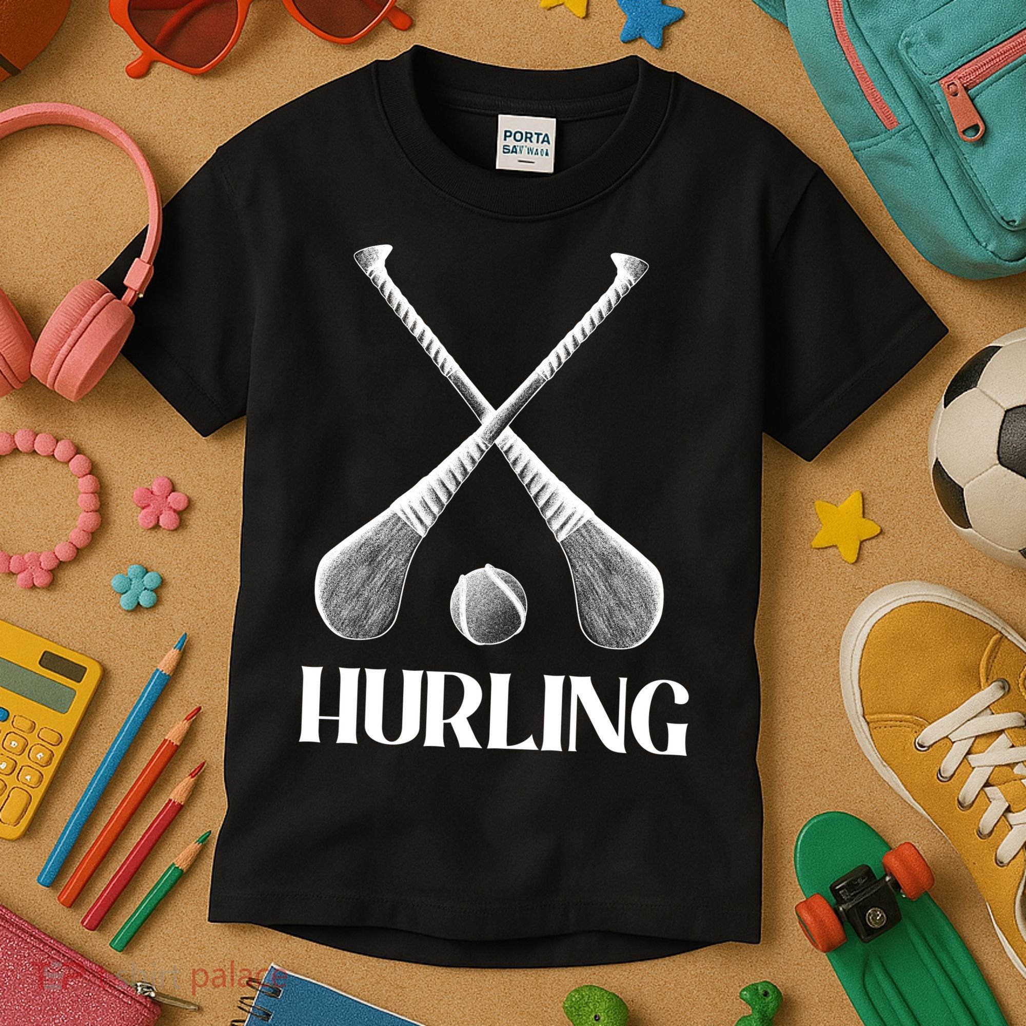 Hurling Sticks Kids T-Shirt