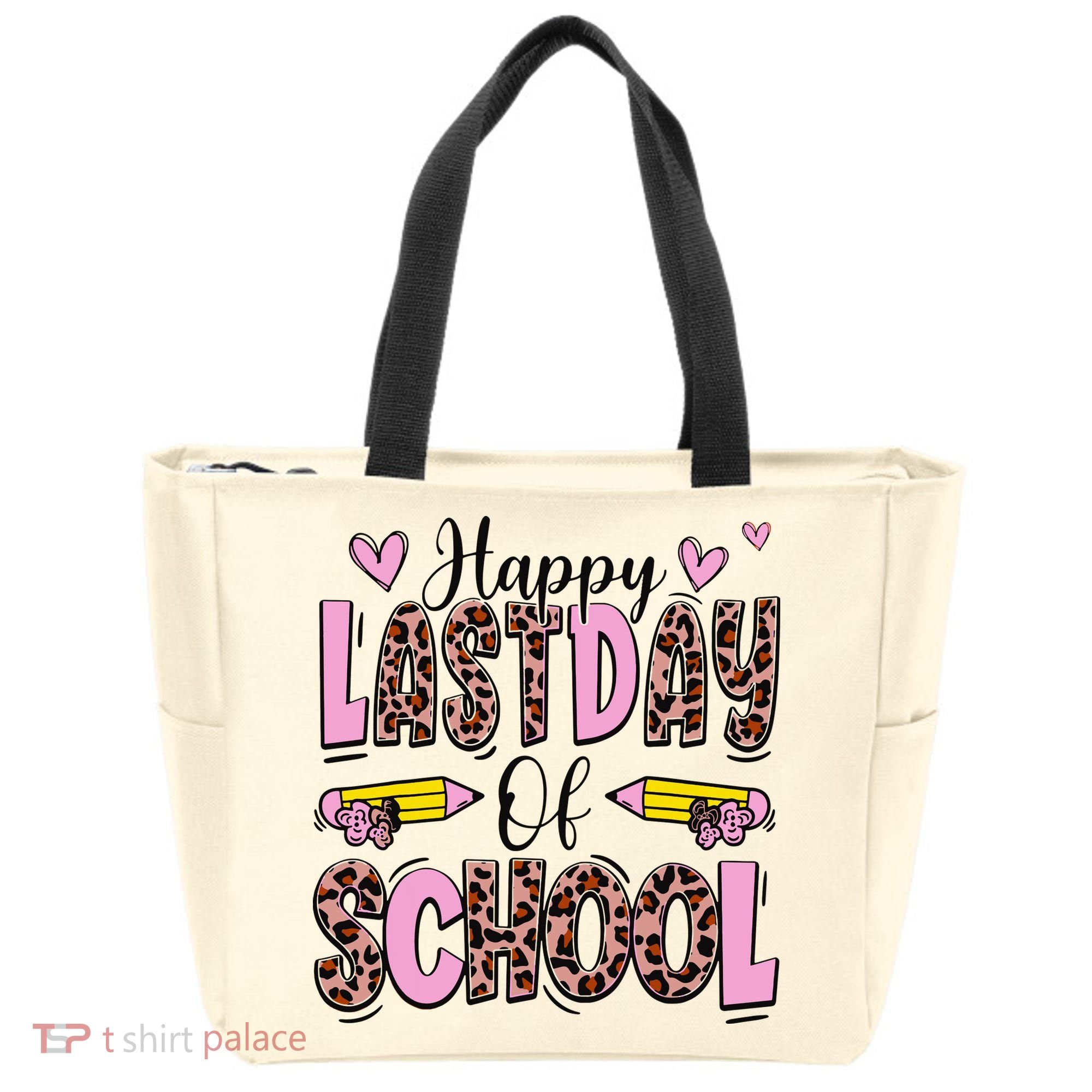 Hello Summer Happy Last Day Of School Leopard Tote Bag