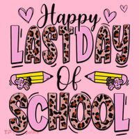 Hello Summer Happy Last Day Of School Leopard Coaster thumb 2
