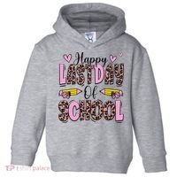 Hello Summer Happy Last Day Of School Leopard Toddler Hoodie thumb 0