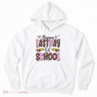 Hello Summer Happy Last Day Of School Leopard Hoodie thumb 0