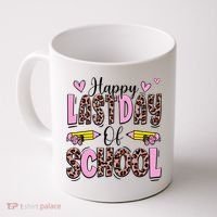 Hello Summer Happy Last Day Of School Leopard Coffee Mug thumb 0