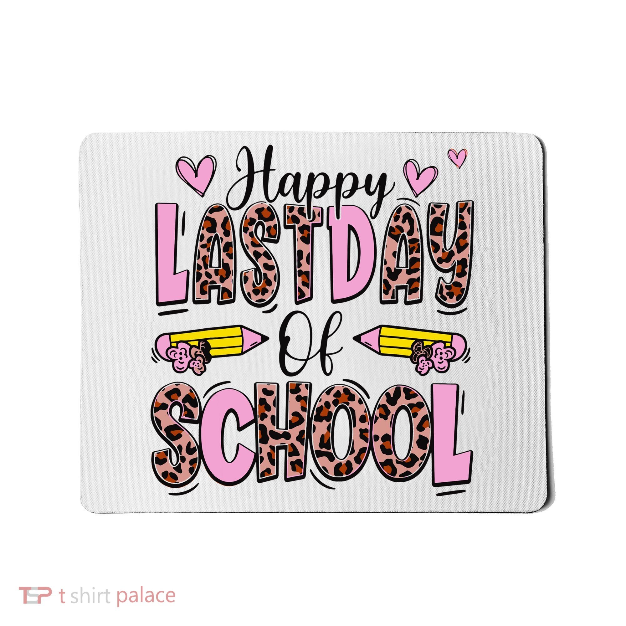 Hello Summer Happy Last Day Of School Leopard Mousepad