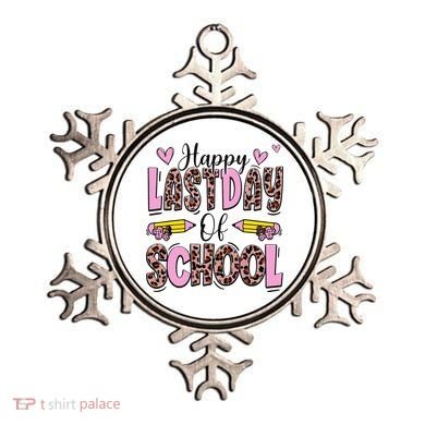 Hello Summer Happy Last Day Of School Leopard Ornament