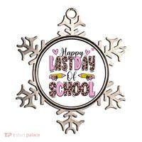 Hello Summer Happy Last Day Of School Leopard Ornament thumb 0