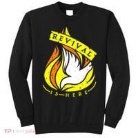Holy Spirit Is Fire Of Revival Is Here Christian Sweatshirt thumb 0