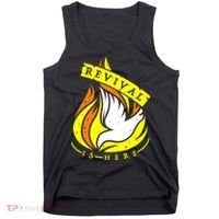 Holy Spirit Is Fire Of Revival Is Here Christian Tank Top thumb 0