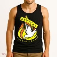 Holy Spirit Is Fire Of Revival Is Here Christian Tank Top thumb 3