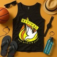 Holy Spirit Is Fire Of Revival Is Here Christian Tank Top thumb 4