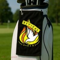Holy Spirit Is Fire Of Revival Is Here Christian Golf Towel thumb 2