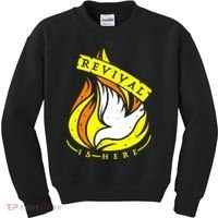 Holy Spirit Is Fire Of Revival Is Here Christian Kids Sweatshirt thumb 0